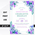 hand drawn birthday party invitations